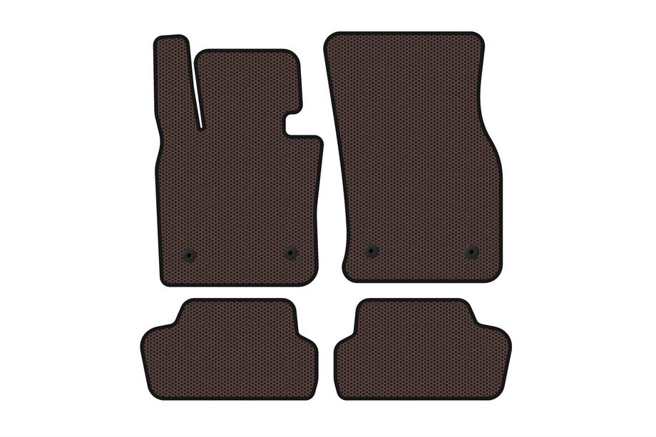 Mini Cooper F55/56/57 2014-2023 Alfombrillas de goma Carsuit (para F56, marrón) Foto 1
