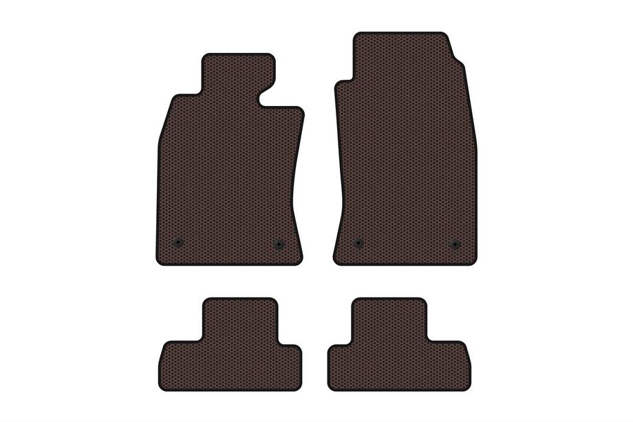 Mini Cooper R50/52/53 2000-2006 Alfombrillas de goma Carsuit (para R50, marrón) Foto 1