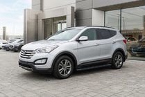 Hyundai Santa Fe 3 2012-2018 Estribos Laterales Allmond Black (2 uds., Aluminio) foto 1