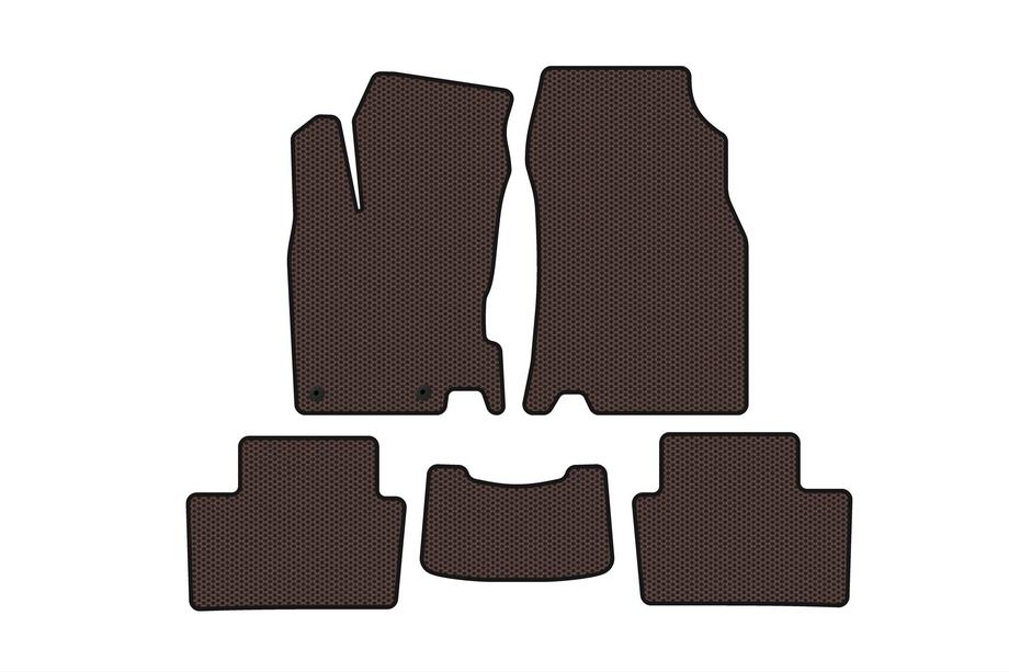 Renault Kadjar 2015-2022 Alfombrillas de goma Carsuit (2015-2018, marrón) Image
