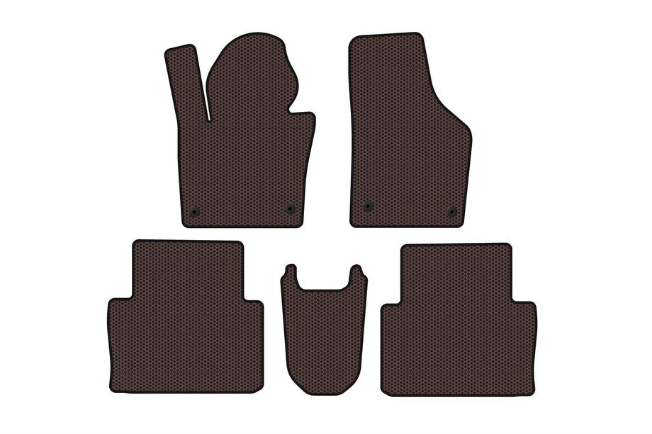 Seat Alhambra 2010- Alfombrillas de goma Carsuit (2015+, marrón) Image