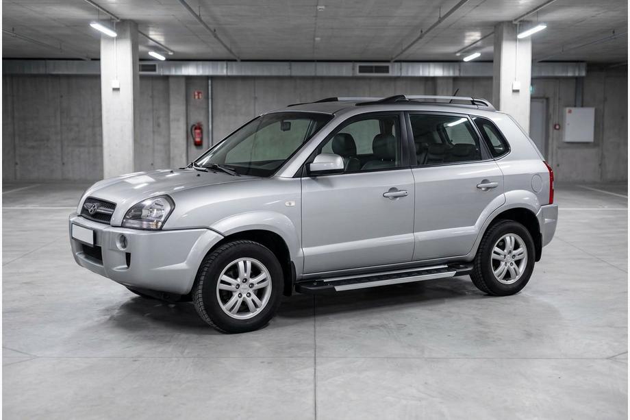 Hyundai Tucson JM 2004- Estribos Laterales RedLine V1 (2 uds., Aluminio) Image