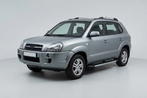 Hyundai Tucson JM 2004- Estribos Laterales Duru (2 uds., Aluminio) foto 1