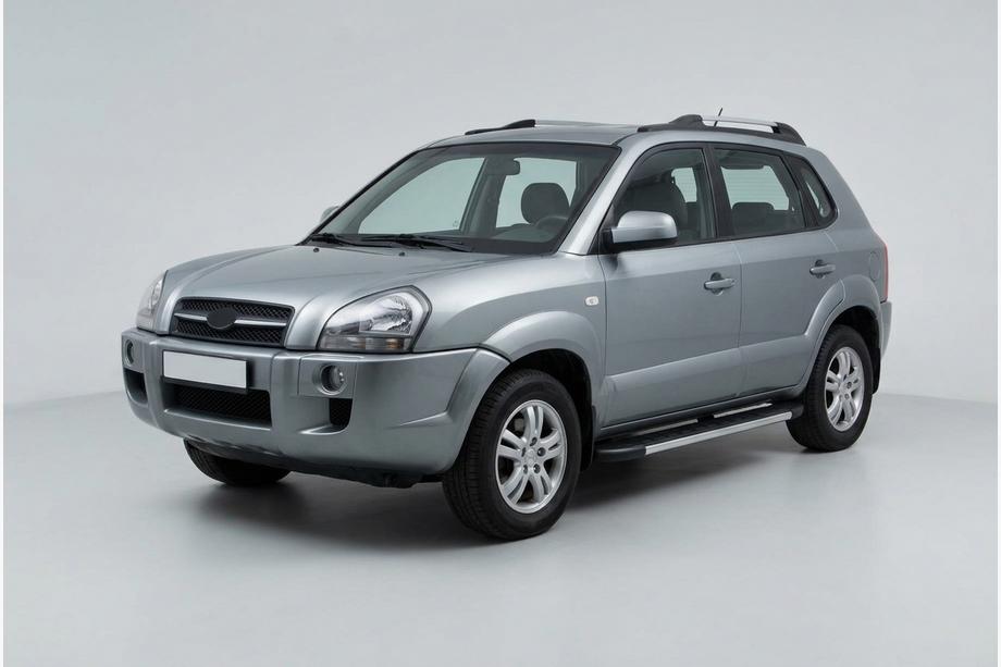 Hyundai Tucson JM 2004- Estribos Laterales Duru (2 uds., Aluminio) Image