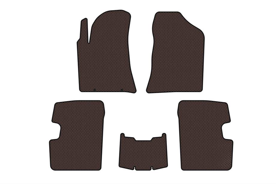 BYD F3 2013-2015 Alfombrillas de Goma Carsuit (SD, Marrón) Image