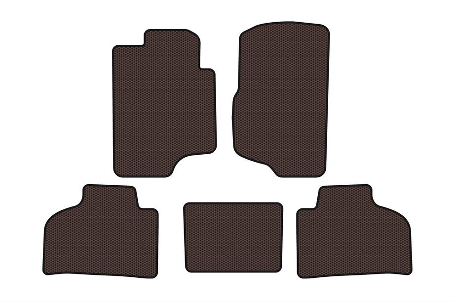 Chevrolet Silverado 2007-2013 Alfombrillas de Goma Carsuit (Marrón) Image