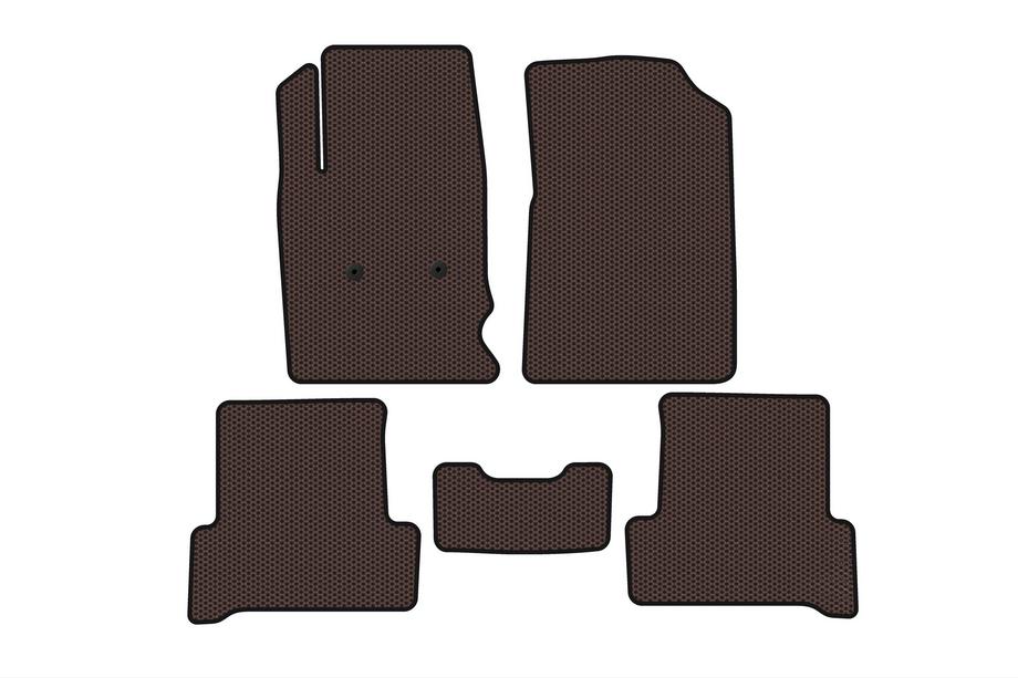 Chevrolet Colorado 2012–2022 2012-2022 Alfombrillas de Goma Carsuit (Marrón) Foto 1