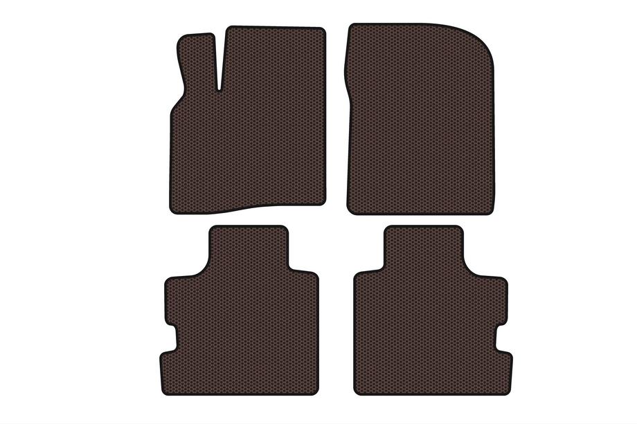 Chrysler Pacifica 2004-2008 Alfombrillas de Goma Carsuit (Marrón) Foto 1