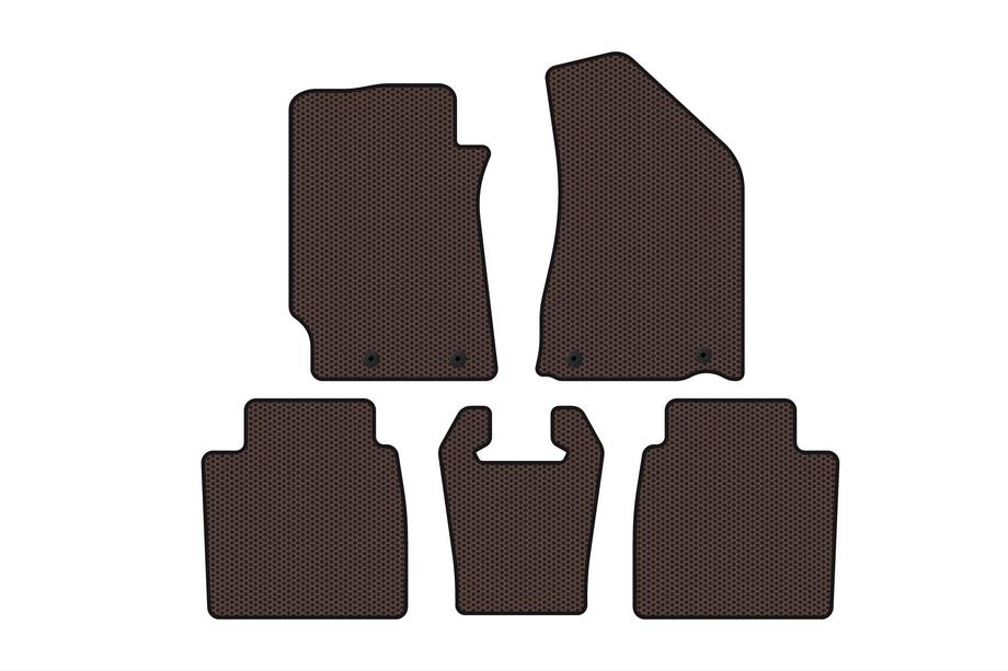 Geely Emgrand EC8 Alfombrillas de Goma Carsuit (SD, Marrón) Image