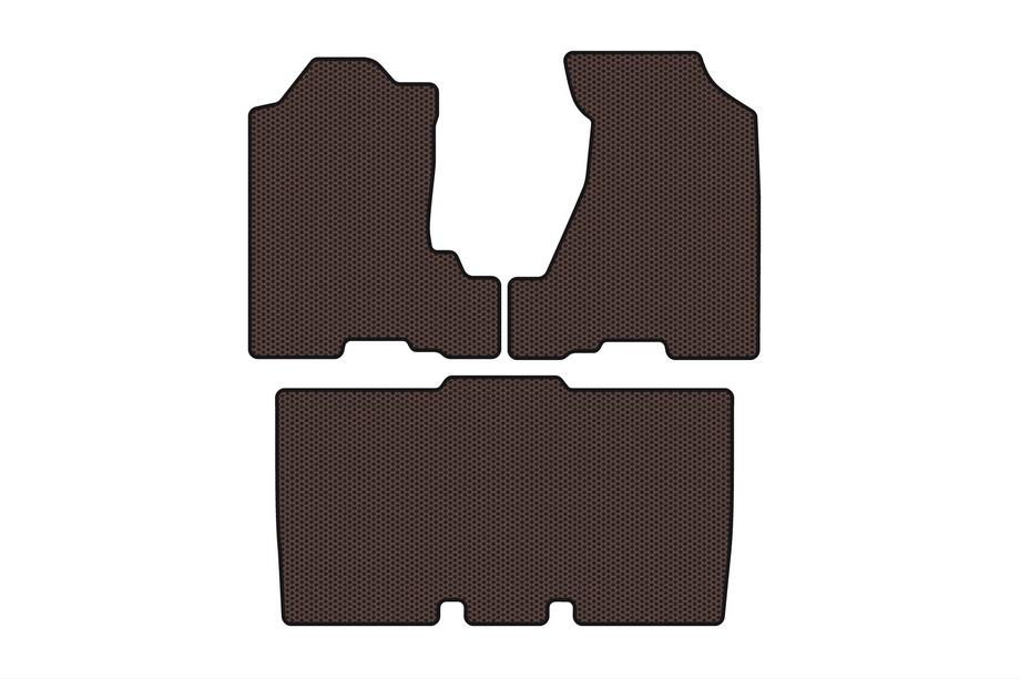 Honda Element 2003-2011 Alfombrillas de Goma Carsuit (Marrón) Image