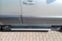 Kia Sorento I BL 2002-2009 Estribos Laterales RedLine V1 (2 uds., Aluminio) foto 5