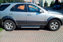 Kia Sorento I BL 2002-2009 Estribos Laterales RedLine V1 (2 uds., Aluminio) foto 4