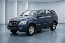 Kia Sorento I BL 2002-2009 Estribos Laterales RedLine Black (2 uds., Aluminio) foto 1