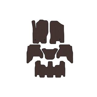 Alfombrillas de goma Carsuit V1 (3 filas, marrón, 2010-2014) Nissan Pathfinder R51 2005-2014 foto 1