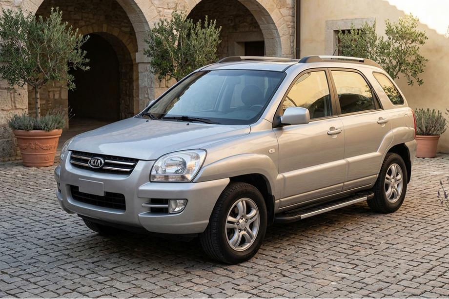 Kia Sportage 2004-2010 Estribos Laterales RedLine V1 (2 uds., Aluminio) Image