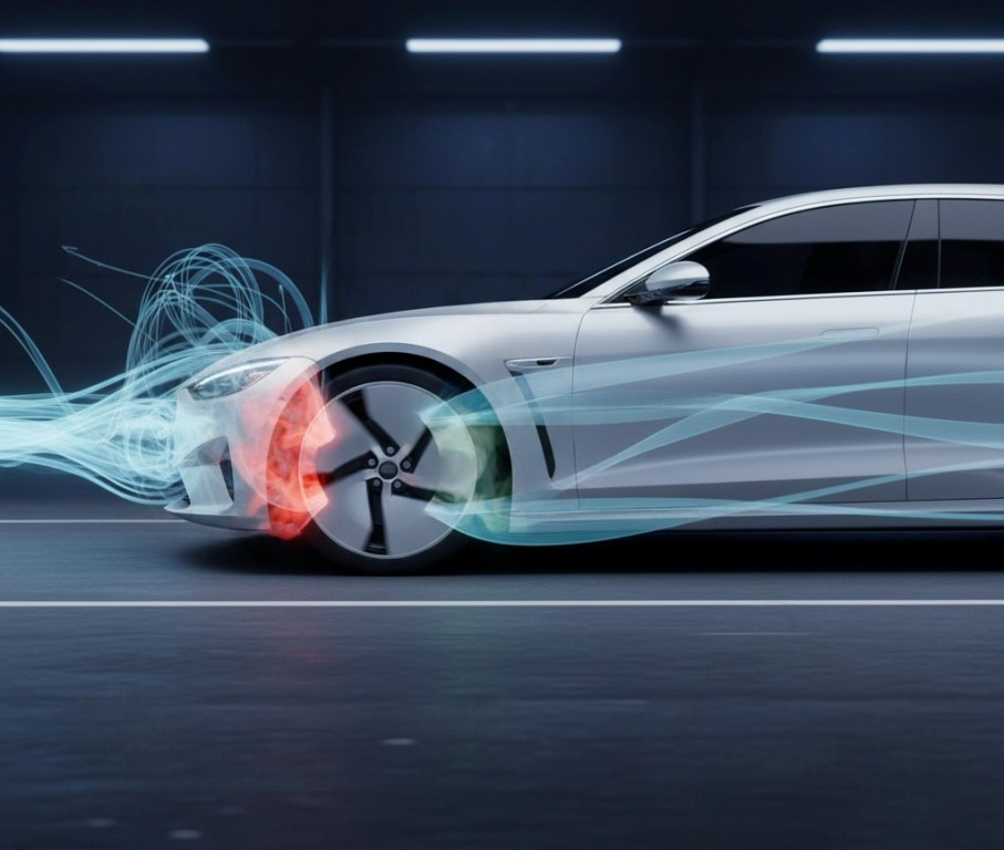 ¿Cómo influyen las ruedas del coche en la aerodinámica?