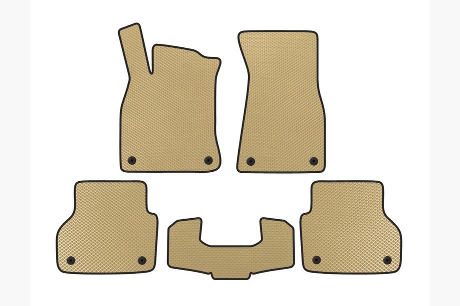 Audi A6 C8 2018–2025 Alfombrillas EVA V1 (Beige) Image
