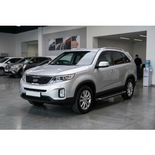 Estribos Laterales Allmond Black (2 uds., Aluminio) Kia Sorento II XM 2009-2014 foto 1