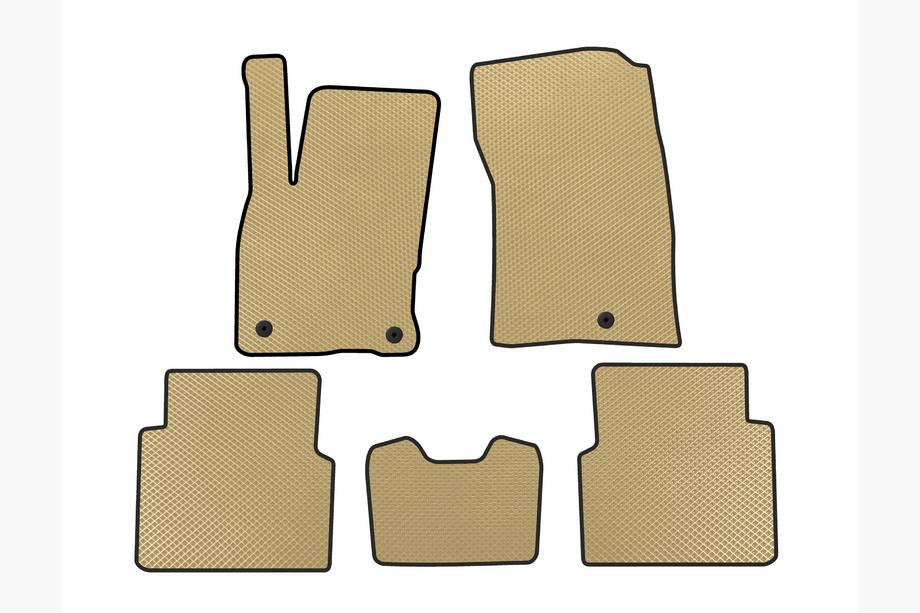 Ford Kuga/Escape 2019- Alfombrillas EVA (Para Kuga, Beige) Image