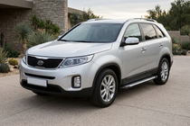 Kia Sorento II XM 2009-2014 Estribos Laterales Line (2 uds., Aluminio) foto 1