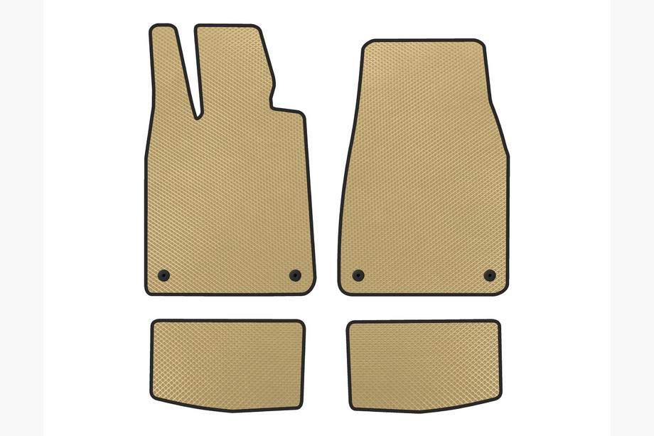 Porsche Taycan 2019- Alfombrillas EVA (2021-, Beige) Image