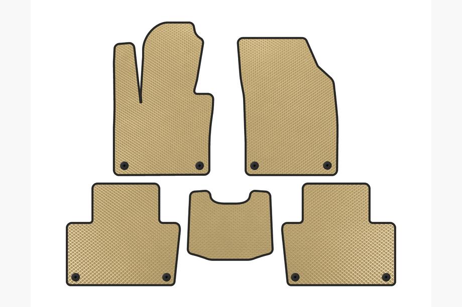 Volvo XC90 2015- Alfombrillas EVA (2020-, Beige) Image