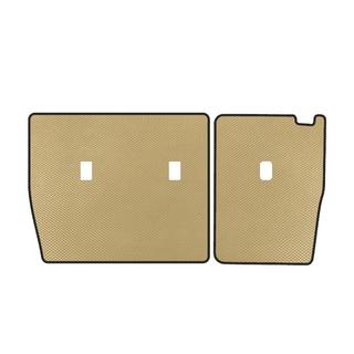 Alfombrillas traseras de respaldo EVA (EV, beige)
