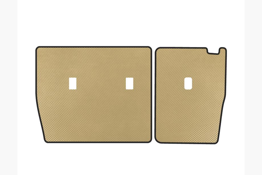 BYD Tang 2018–2025 Alfombrillas traseras de respaldo EVA (EV, beige) Image