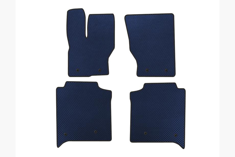 Range Rover IV L405 2013-2021 Alfombrillas EVA (Long, fila trasera con consola, azul) Image