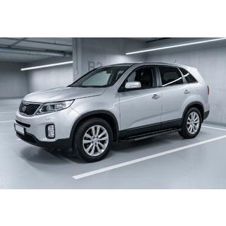 Estribos Laterales RedLine Black (2 uds., Aluminio) Kia Sorento II XM 2009-2014 foto 1