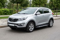Kia Sportage 2010-2015 Estribos Laterales Sunrise (2 uds., Aluminio) foto 1