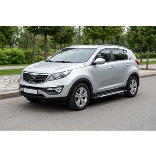 Estribos Laterales Sunrise (2 uds., Aluminio) Kia Sportage 2010-2015 foto 1