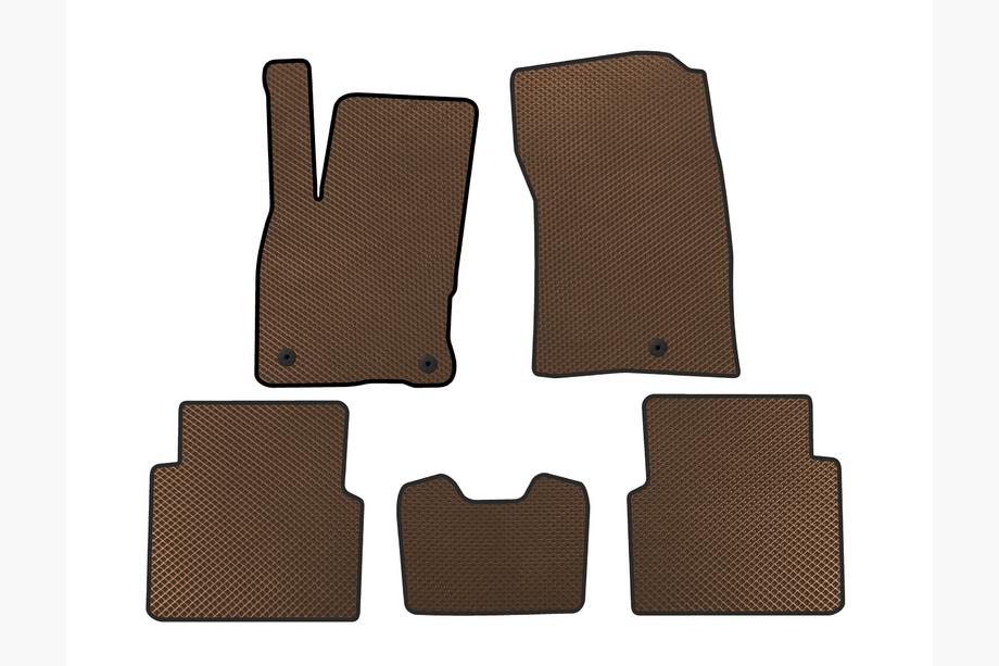 Ford Kuga/Escape 2019- Alfombrillas EVA (Para Kuga, Marrón) Image