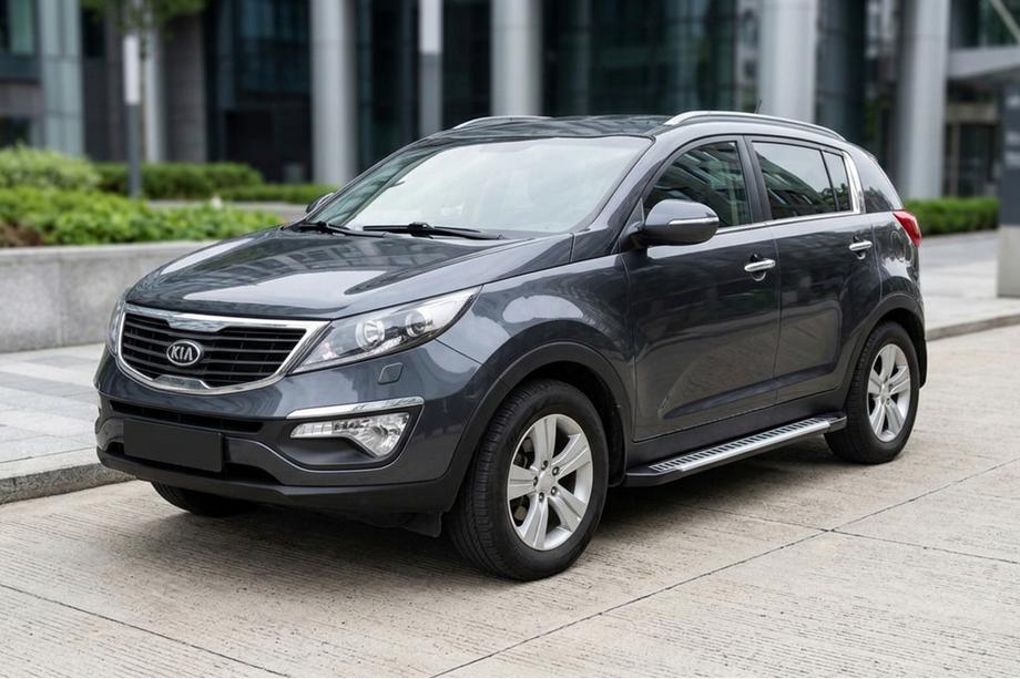 Kia Sportage 2010-2015 Estribos Laterales Line (2 uds., Aluminio) Image