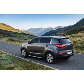 Estribos Laterales Duru (2 uds., Aluminio) Kia Sportage 2010-2015 foto 1