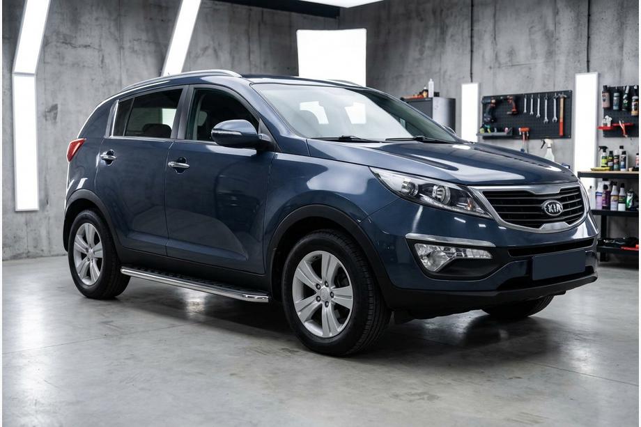 Kia Sportage 2010-2015 Estribos Laterales Maydos V1 (2 uds., Aluminio) Image