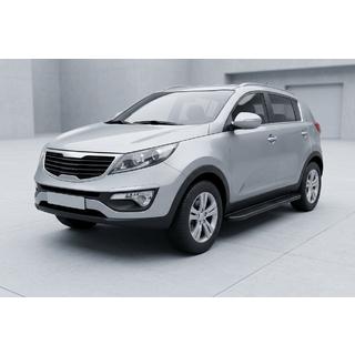 Estribos Laterales Bosphorus Black (2 uds., Aluminio) Kia Sportage 2010-2015 foto 1