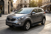 Kia Sportage 2010-2015 Estribos Laterales RedLine Black (2 uds., Aluminio) foto 1