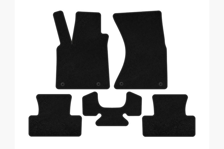 Audi Q5 2008-2017 Alfombrillas de Tela Classic (2008-2012, Negro) Image