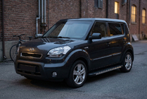 Kia Soul I 2008-2013 Estribos Laterales Duru (2 uds., Aluminio) foto 1