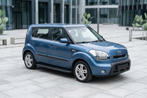 Kia Soul I 2008-2013 Estribos Laterales Bosphorus Black (2 uds., Aluminio) foto 1