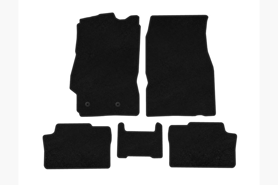 BYD E5 Alfombrillas de Tela Premium (SD, Negro) Image
