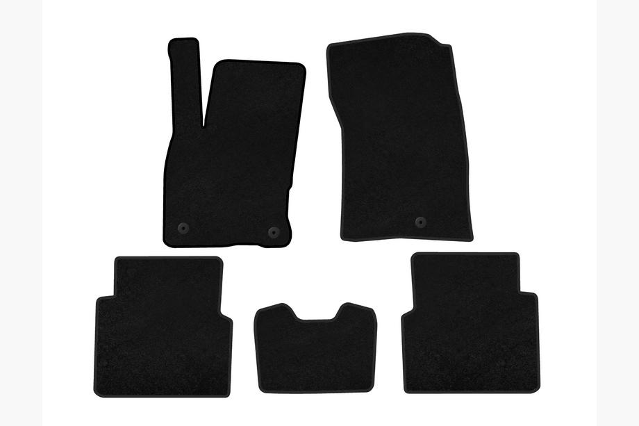 Ford Kuga/Escape 2019- Alfombrillas de tela Premium (Para Kuga, Negro) Image