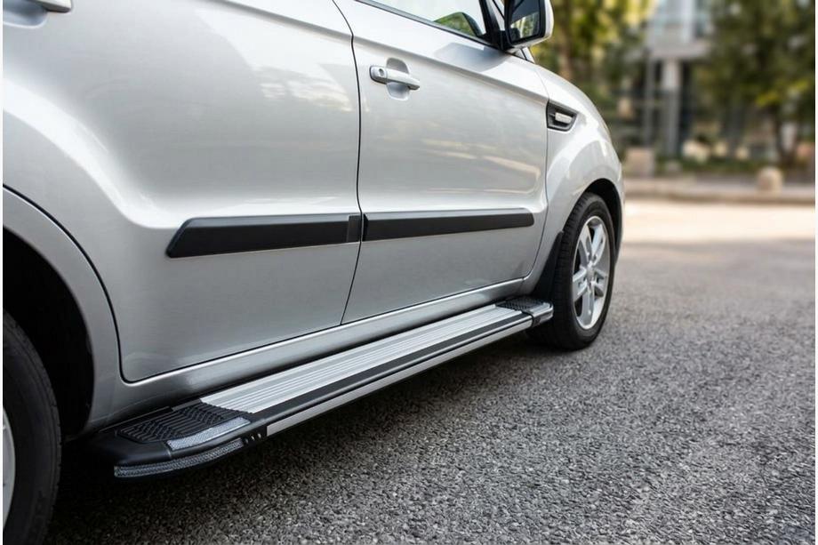 Kia Soul I 2008-2013 Estribos Laterales Rainbow (2 uds., Aluminio) Image