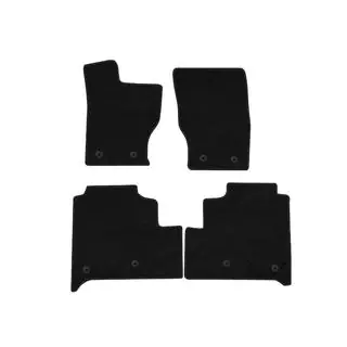 Alfombrillas de tela Premium (Long, Hybrid, Negro)