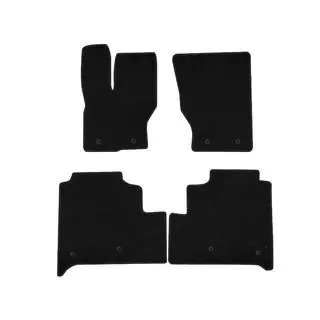Alfombrillas de Tela Premium (Largas, Negras)