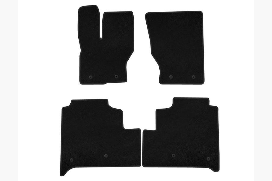Range Rover IV L405 2013-2021 Alfombrillas de Tela Premium (Largas, Negras) Image