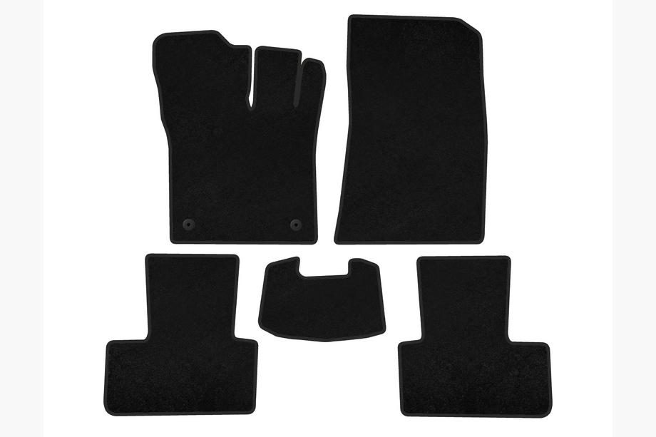 Renault Captur 2019- Alfombrillas de moqueta Premium (Negro) Image