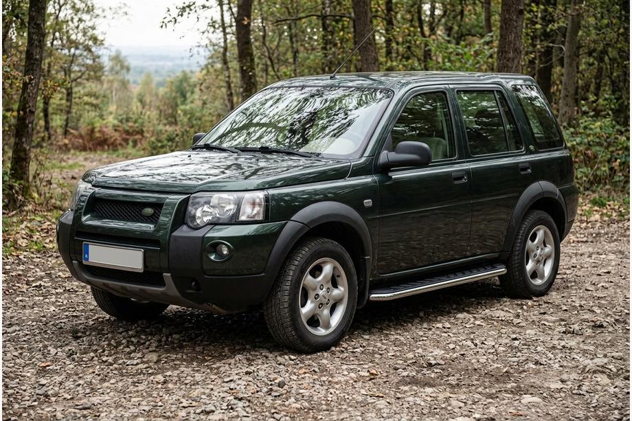 Land Rover Freelander I 1997-2006 Estribos Laterales Maydos V1 (2 uds, acero inoxidable) Image
