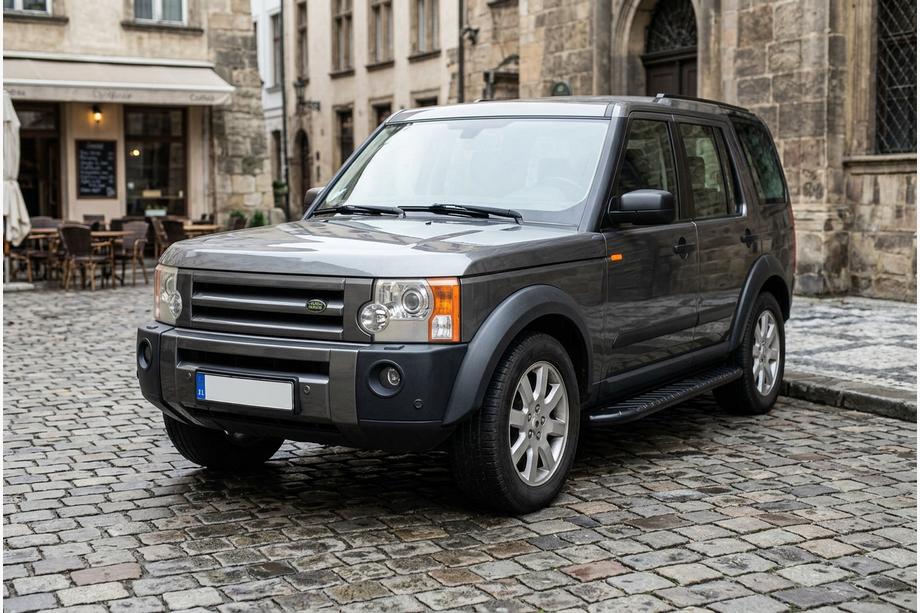 Land Rover Discovery III 2004–2009 Estribos Laterales Bosphorus Black (2 uds., Aluminio) Image